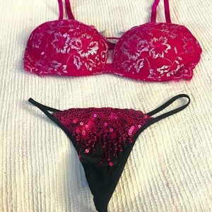 Victorias Secret Pink bra and panty set
